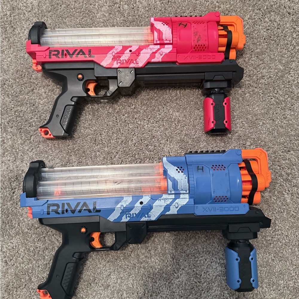 Blaster Toy Set - Red and Blue